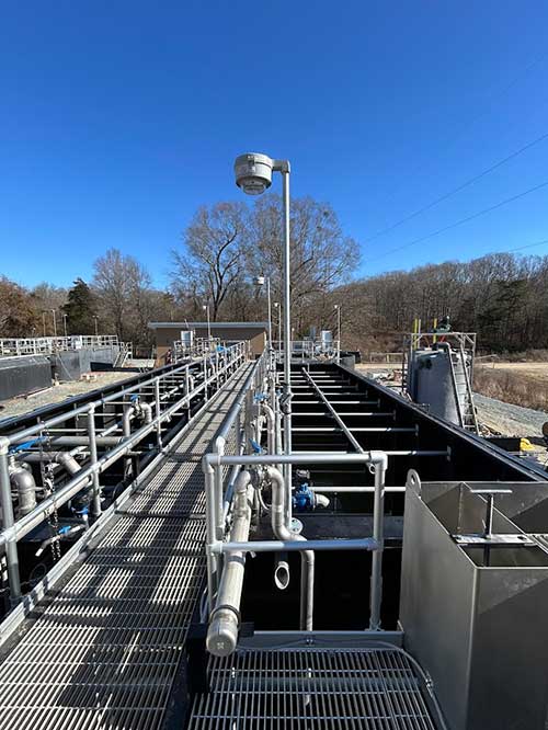 Light for water treatment area